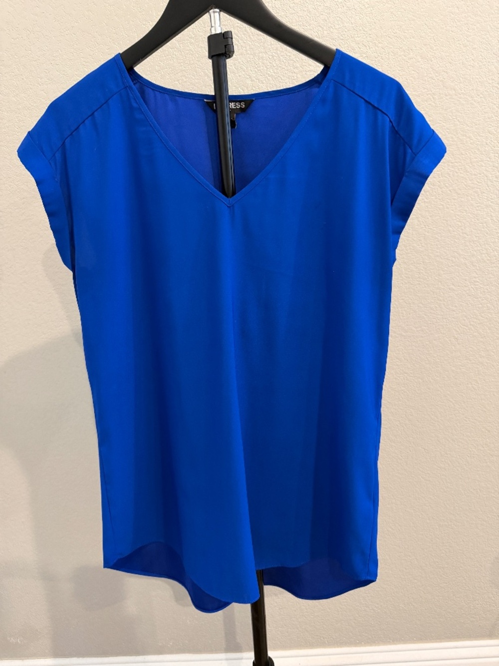 Express Cobalt blue silky blouse size medium